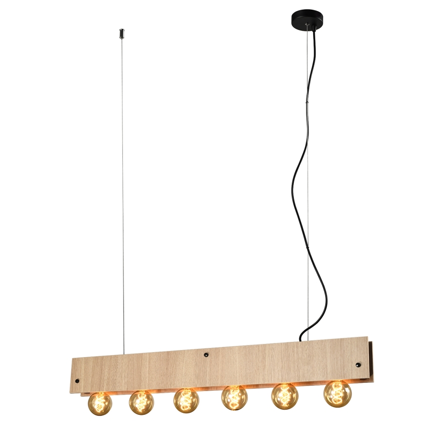 Lustră pe cablu ONLI ARGO 6xE27/22W/230V bej