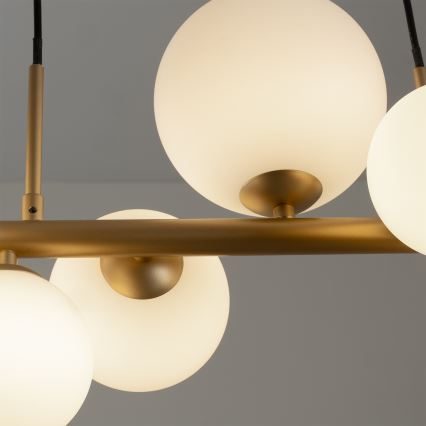 Lustră pe cablu ONLI PALOMA 10xG9/10W/230V auriu