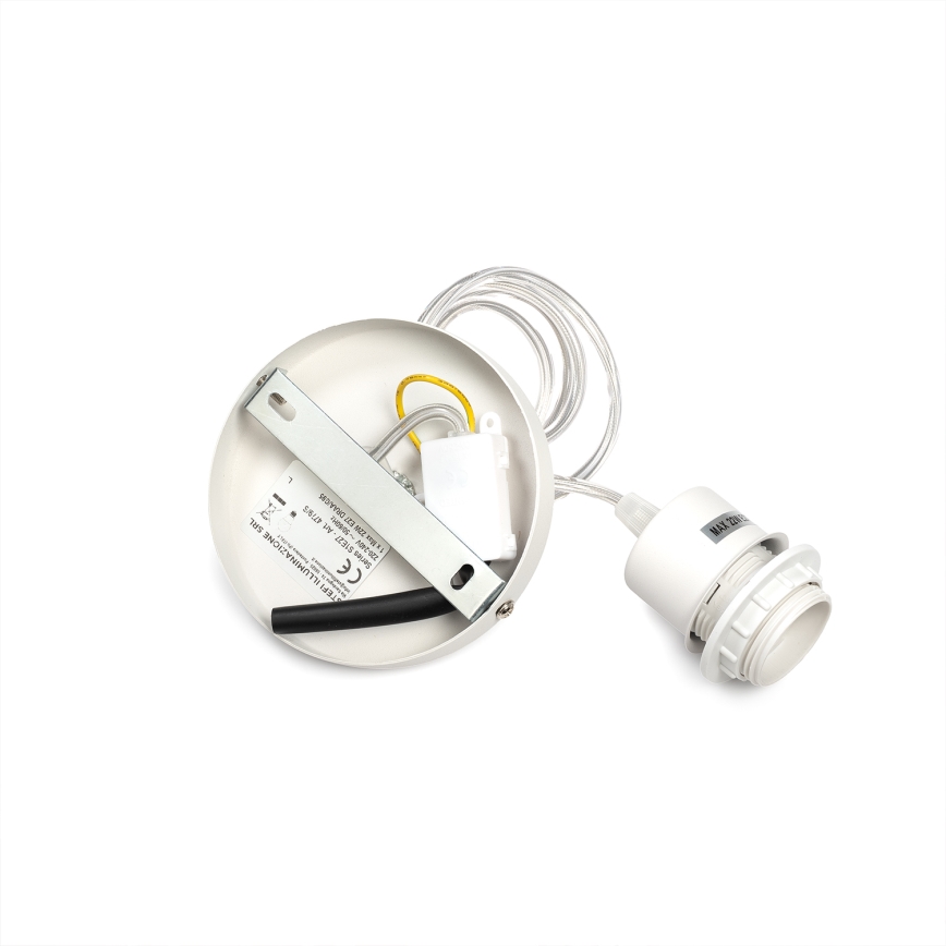 Lustră pe cablu ONLI TITILLA 1xE27/22W/230V mov/alb