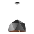 Lustră pe cablu ONLI YONG 1xE27/22W/230V negru d. 46 cm