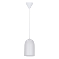 Lustră pe cablu OSS 1xE27/40W/230V albă