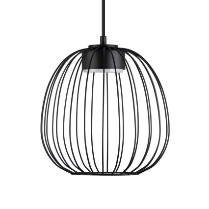 Lustră pe cablu OVELLA 1xGX53/10W/230V Ø 25 cm neagră