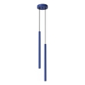 Lustră pe cablu PASTELO 2xG9/8W/230V albastru