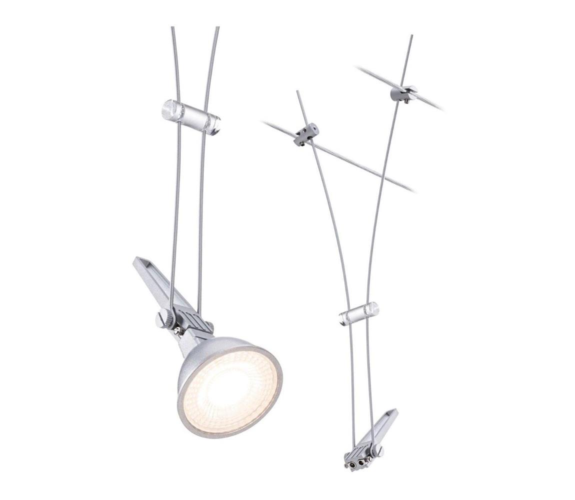 Lustră pe cablu Paulmann 94487 1xGU53/50W COMET 230V crom mat