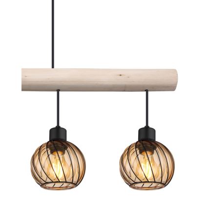 Lustră pe cablu 4xE27/15W/230V Globo