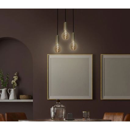 Lustră pe cablu PENDULUM ROUND 1xE27/15W/230V auriu Ledvance