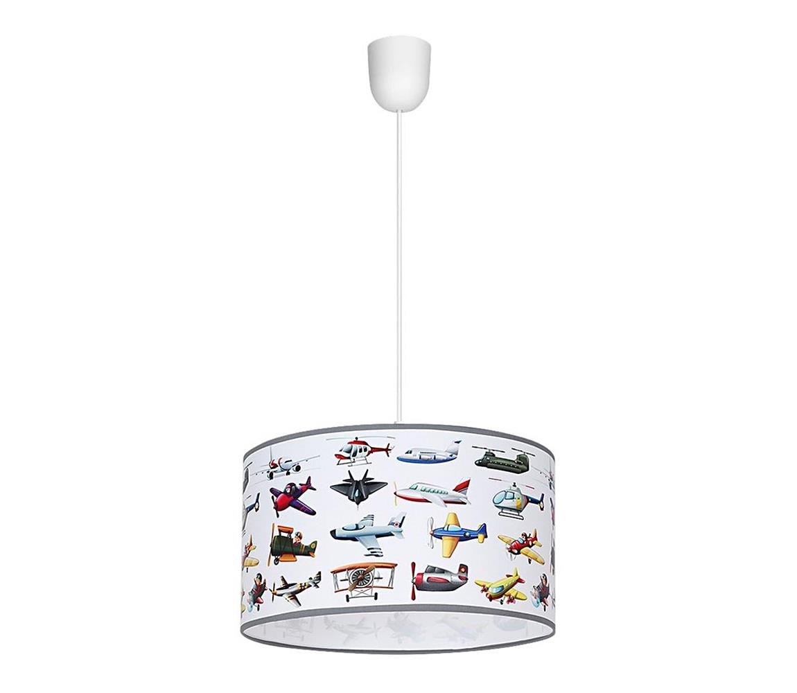 Lustră pe cablu pentru copii PLANES 1xE27/60W/230V