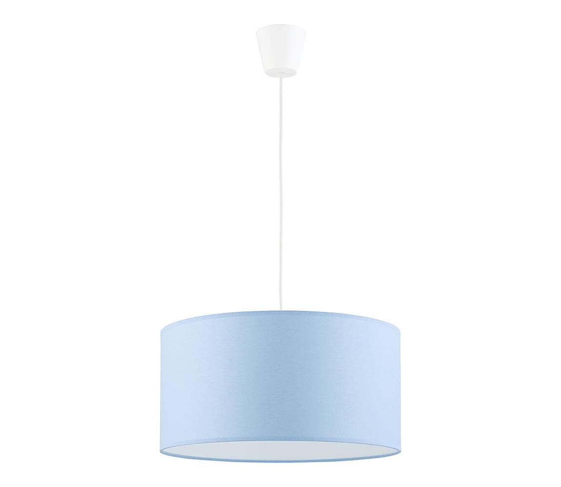Lustră pe cablu pentru copii RONDO KIDS 1xE27/15W/230V albastră