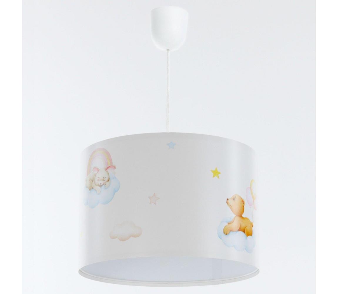 Lustră pe cablu pentru copii SWEET DREAMS 1xE27/60W/230V d. 30 cm