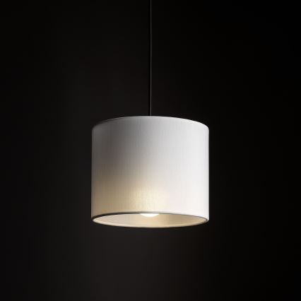 Lustră pe cablu pentru sistem de șină trifazic TRACER 1xE27/15W/230V d. 20 cm negru/alb