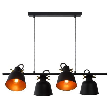 Lustră pe cablu PIA 4xE27/60W/230V Lucide 45380/04/30