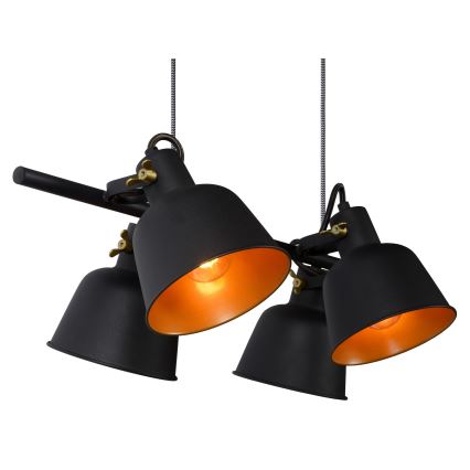 Lustră pe cablu PIA 4xE27/60W/230V Lucide 45380/04/30