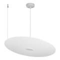 Lustră pe cablu PIATTO 1xGX53/15W/230V Ø 55 cm albă