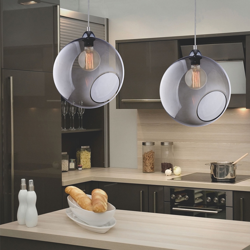 Lustra pe cablu POBO 1xE27/60W/230V