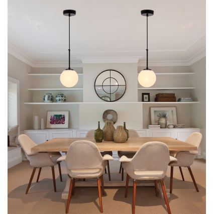 Lustră pe cablu POMPEI 1xE27/40W/230V negru