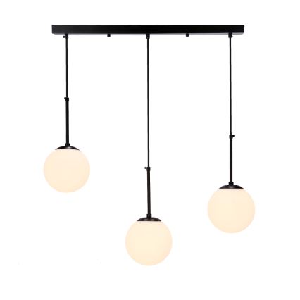 Lustră pe cablu POMPEI 3xE27/40W/230V negru