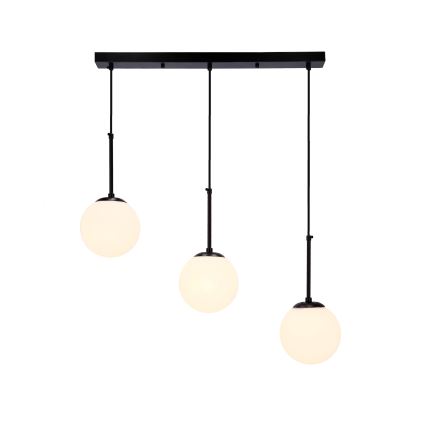 Lustră pe cablu POMPEI 3xE27/40W/230V negru