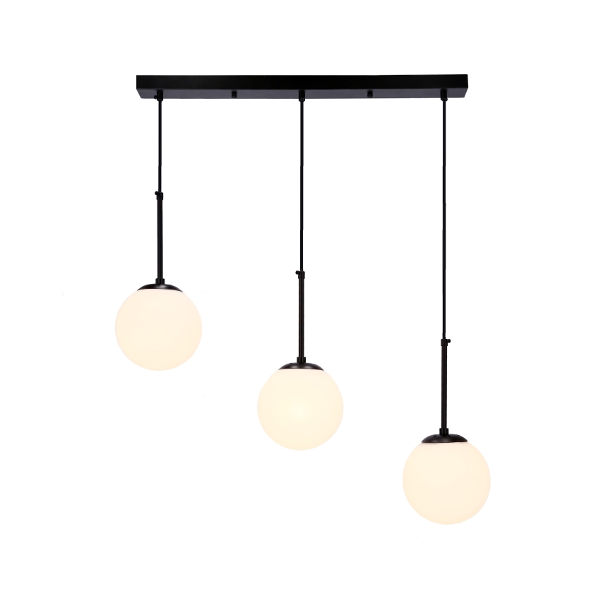 Lustră pe cablu POMPEI 3xE27/40W/230V negru
