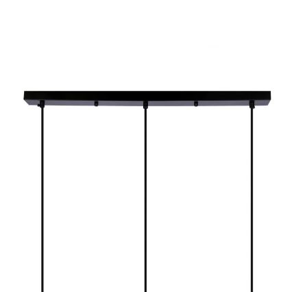 Lustră pe cablu POMPEI 3xE27/40W/230V negru