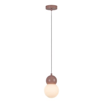 Lustră pe cablu Rabalux 1xG9/38W/230V roz