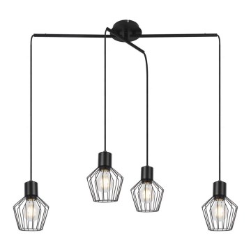 Lustră pe cablu Rabalux 4xE27/40W/230V