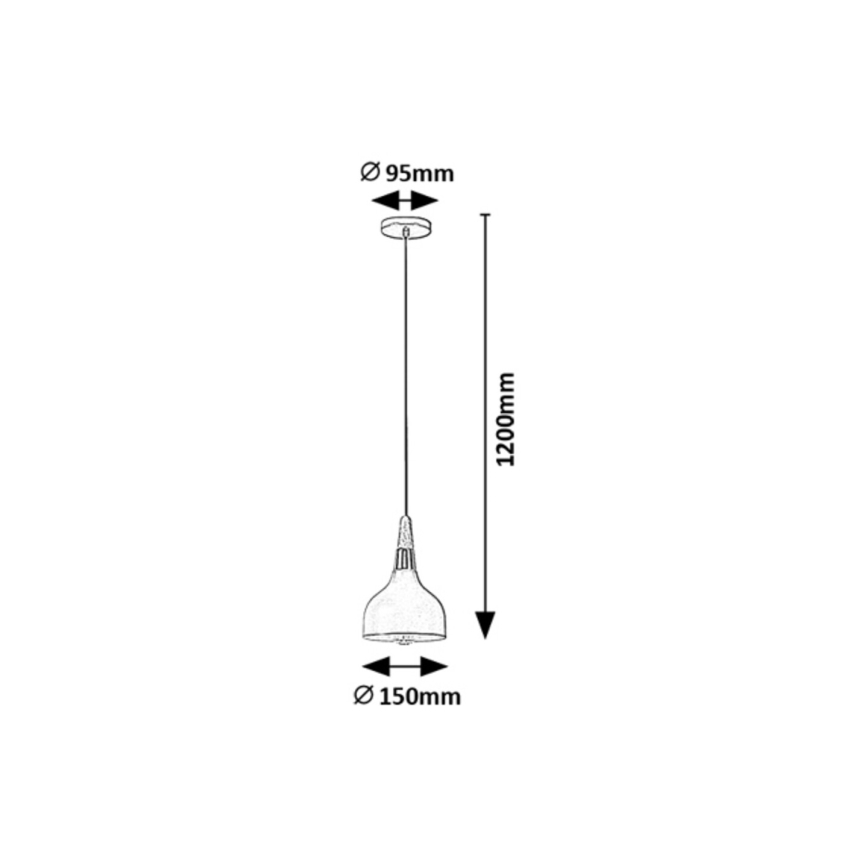 Lustră pe cablu Rabalux 1xE27/40W/230V