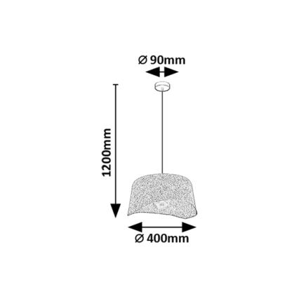 Lustră pe cablu Rabalux 1xE27/10W/230V