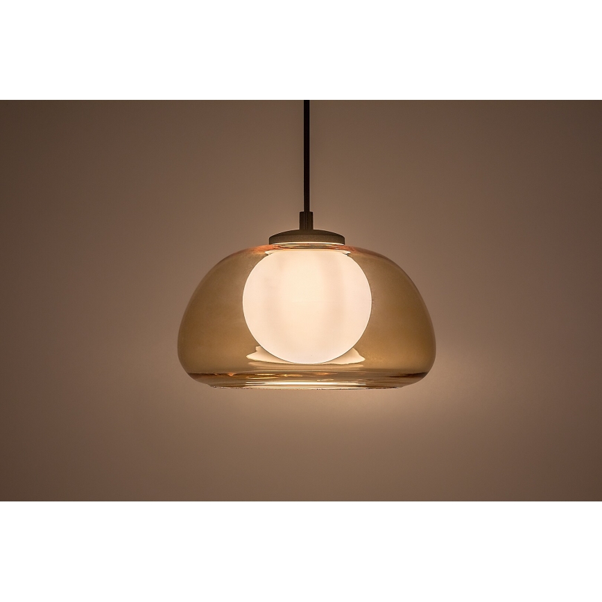 Lustră pe cablu Rabalux 1xG9/5W/230V maro/fumuriu