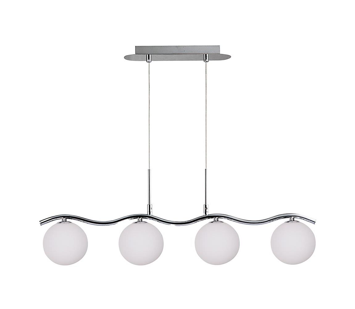 Lustră pe cablu RAMON 4xG9/40W/230V crom lucios