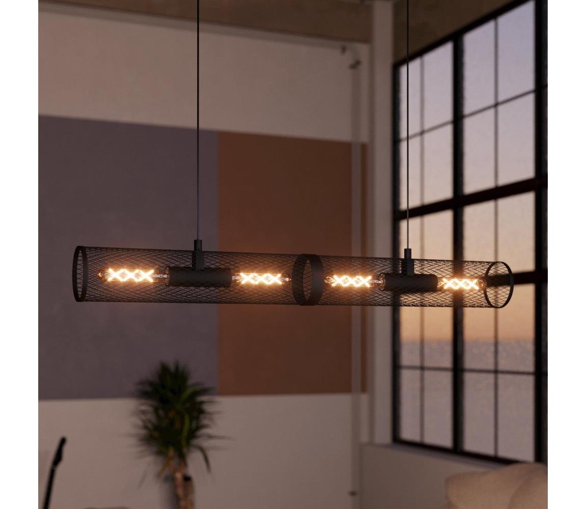 Lustră pe cablu REDCLIFFE 4xE27/40W/230V Eglo 43534