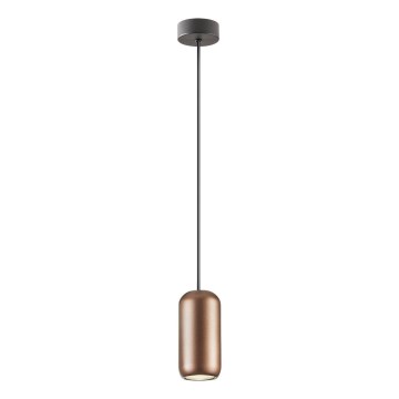 Lustră pe cablu Redo 01-3476 BOOM 1xGU10/10W/230V d. 7,6 cm maro