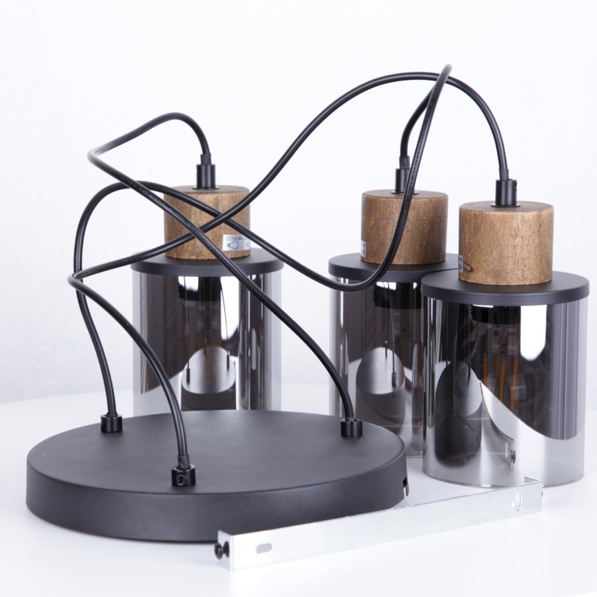 Lustră pe cablu 3xE27/15W/230V Globo