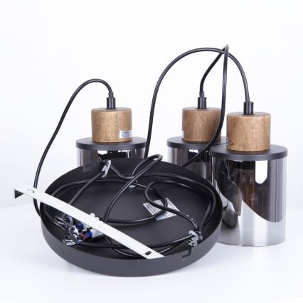 Lustră pe cablu 3xE27/15W/230V Globo