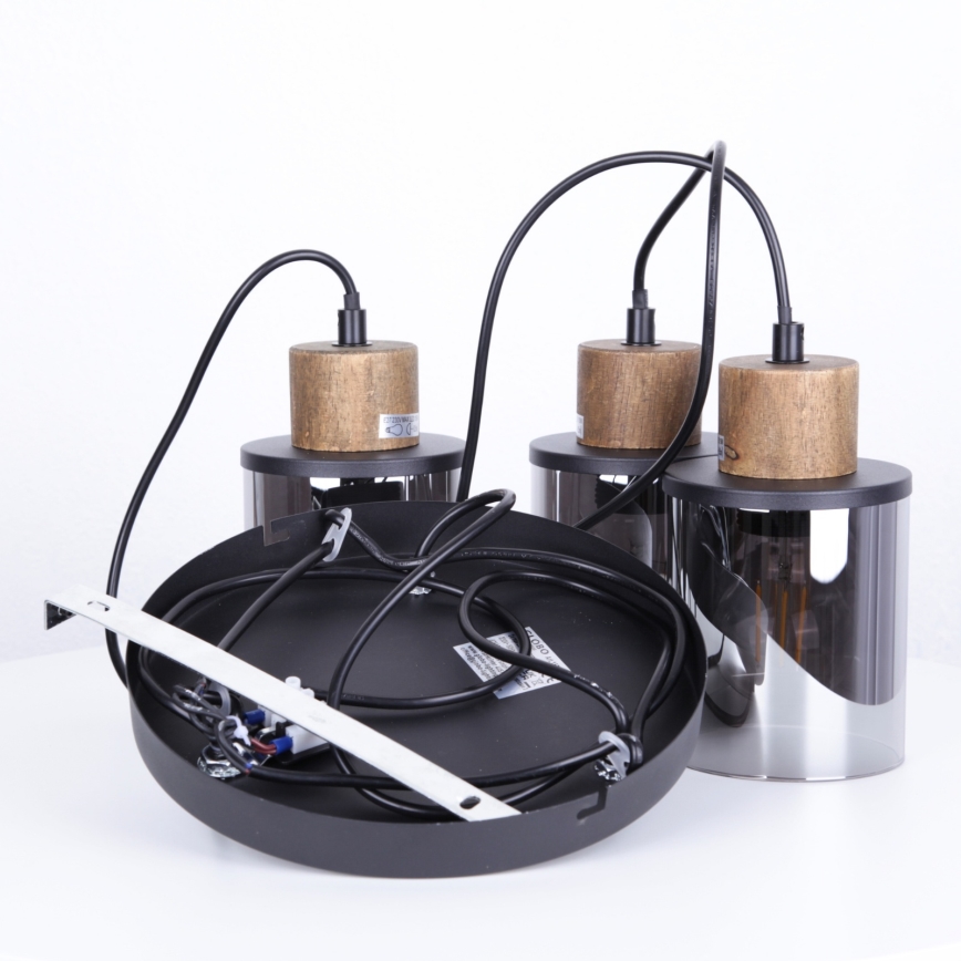 Lustră pe cablu 3xE27/15W/230V Globo