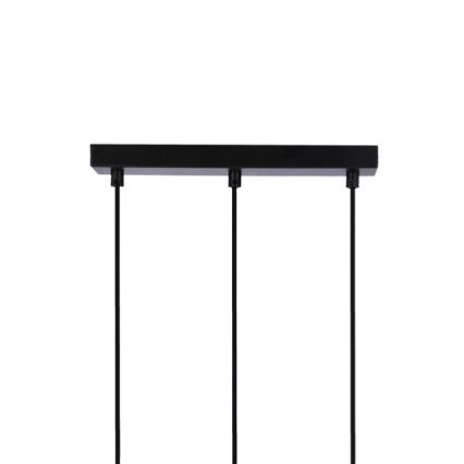 Lustră pe cablu RENO 3xE27/40W/230V neagră/maro