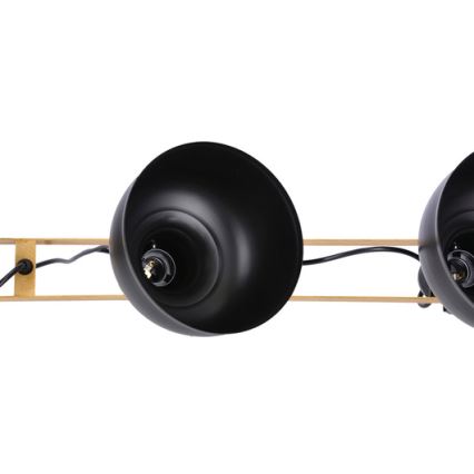 Lustră pe cablu RENO 3xE27/40W/230V neagră/maro