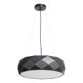 Lustră pe cablu REUS, 3x E27, 40W, 230V, Ø 47 cm, negru