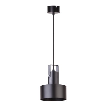 Lustră pe cablu RIF 1xE27/60W/230V negru