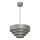 Lustră pe cablu RINGS 1xE27/15W/230V gri