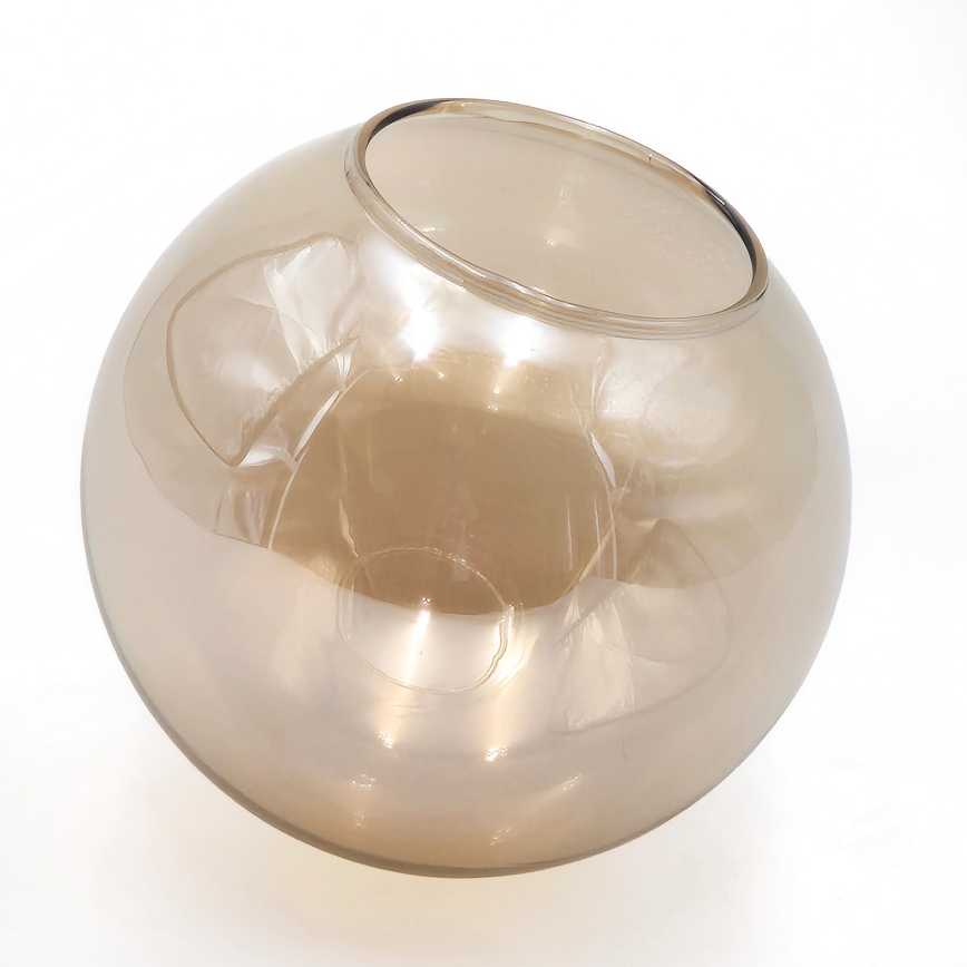 Lustră pe cablu ROLLO 1xE14/5W/230V auriu/bej fumuriu