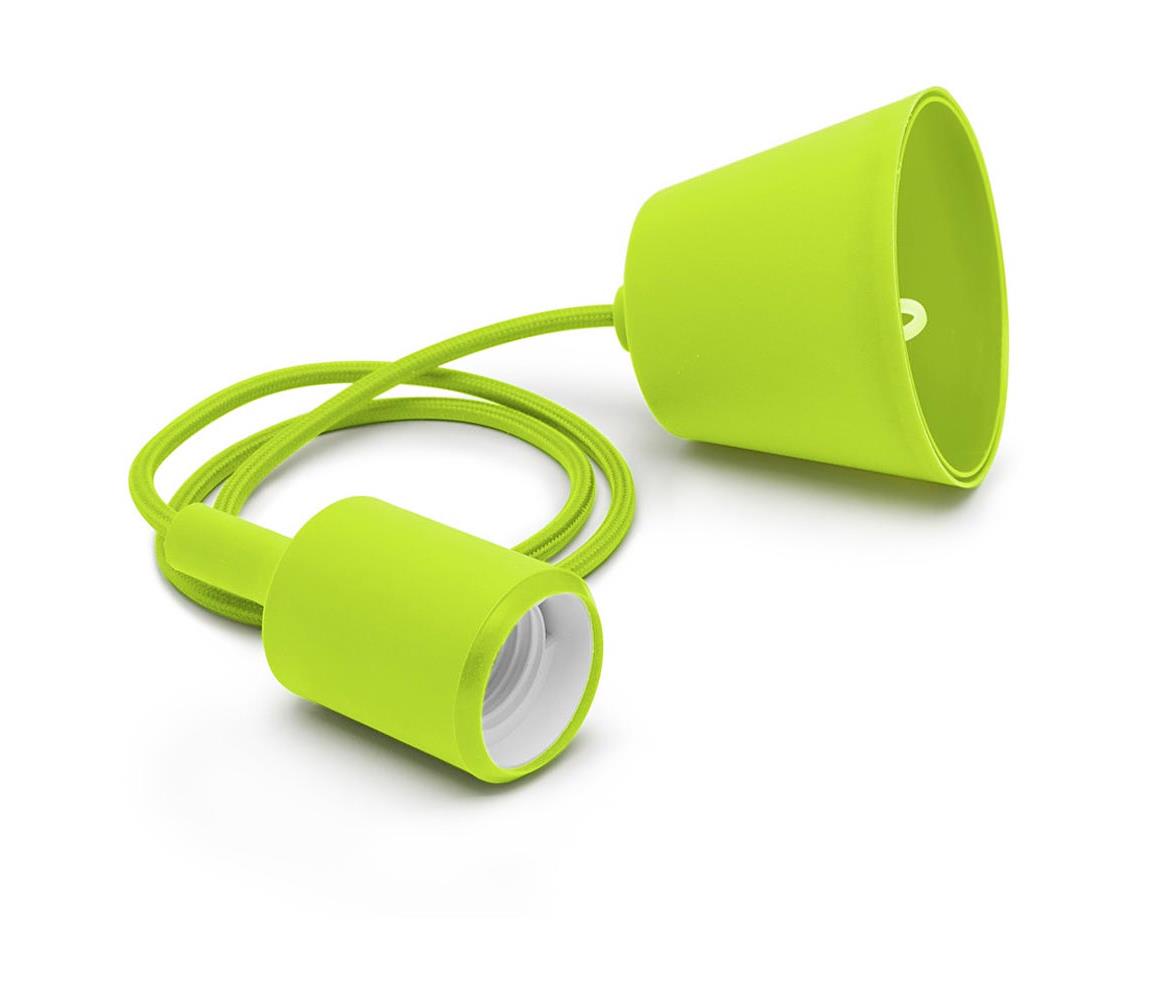 Lustră pe cablu ROXY 1xE27/60W/230V verde