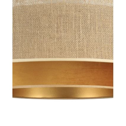 Lustră pe cablu SARTA Ø 45 cm, 1xE27/60W/230V, cupru/iută