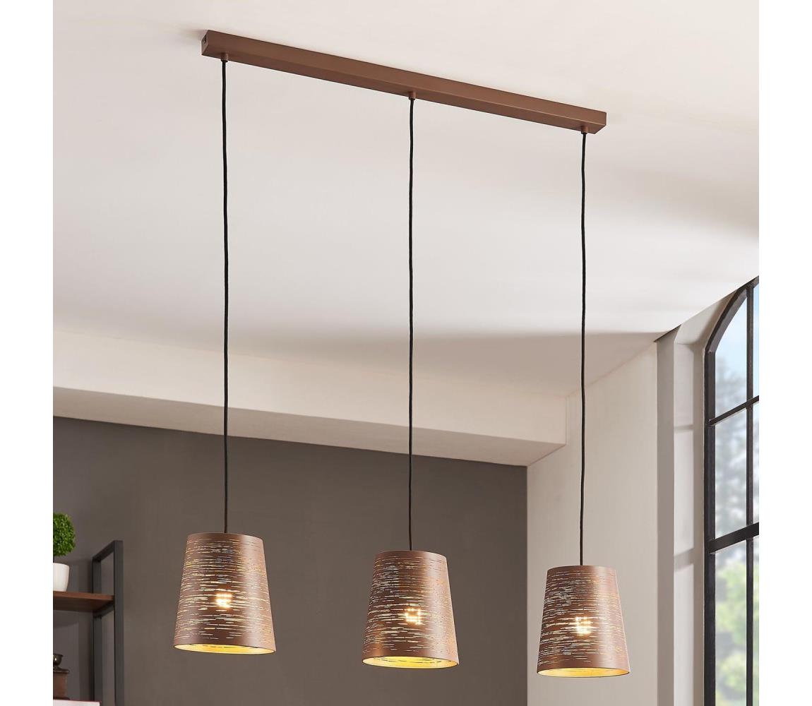 Lustră pe cablu SEGEZIA 3xE27/40W/230V Eglo 99438