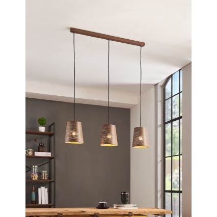 Lustră pe cablu 3xE27/40W/230V Eglo