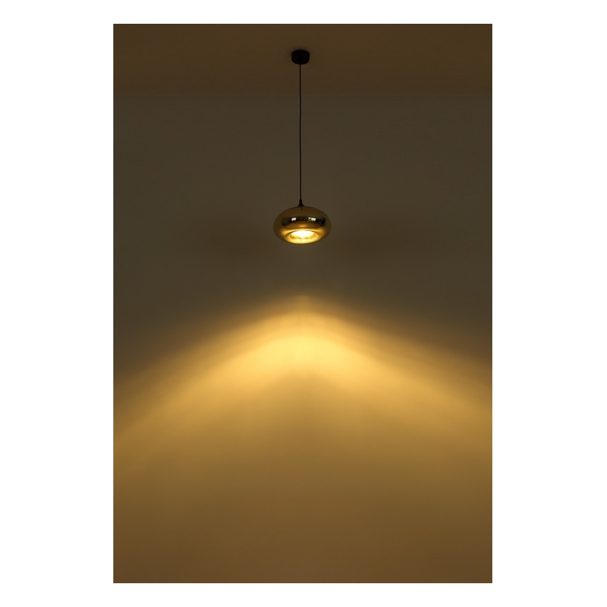 Lustră pe cablu 1xE27/60W/230V crom lucios Globo