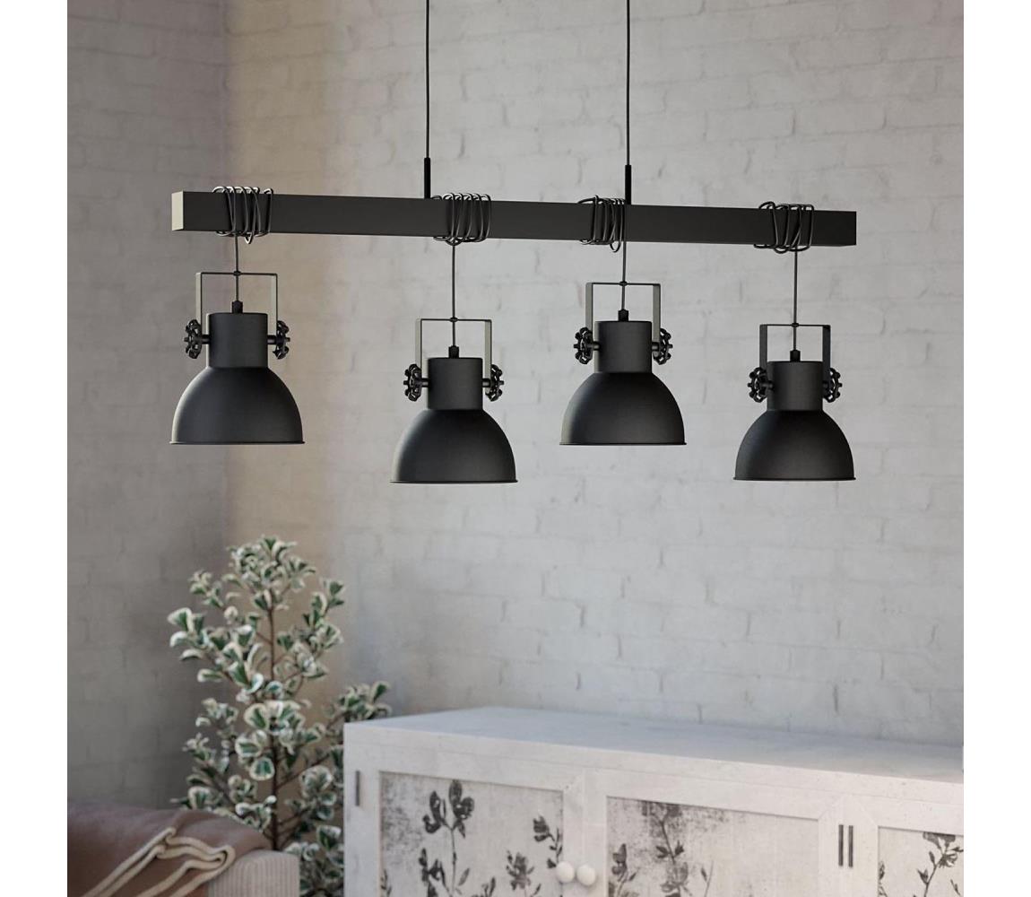 Lustră pe cablu SHIREBROOK 4xE27/40W/230V Eglo 43726