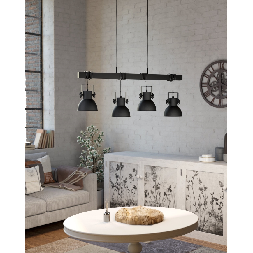 Lustră pe cablu 4xE27/40W/230V Eglo