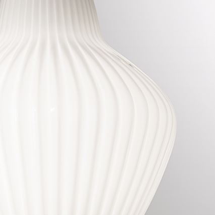 Lustră pe cablu SIRU LONDON 1xE27/60W/230V alb/crom lucios sticlă venețiană