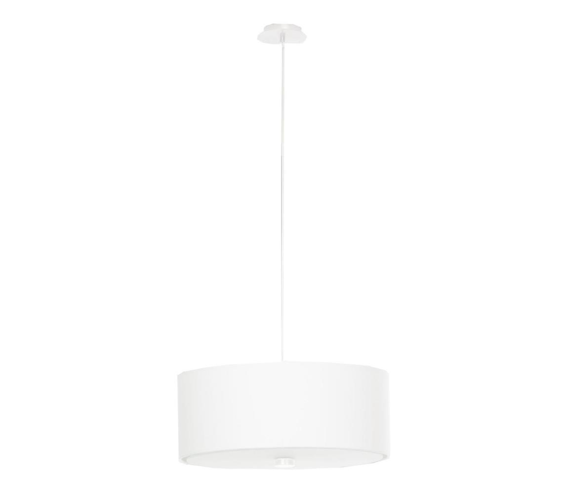 Lustră pe cablu SKALA 3xE14/60W/230V d. 30 cm albă  SL.0755