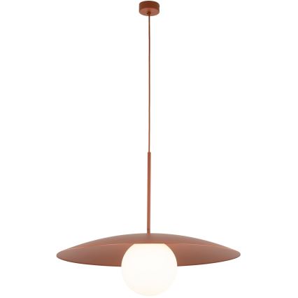 Lustră pe cablu SLATE 1xE27/15W/230V d. 65 cm cărămidă